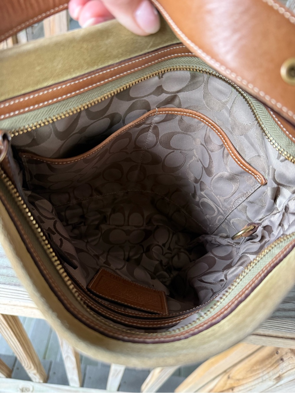 Coach Vintage Suede Bucket Bag - Picture 3 of 4